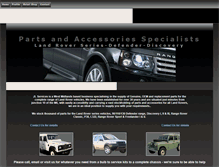 Tablet Screenshot of jlslandrover.co.uk